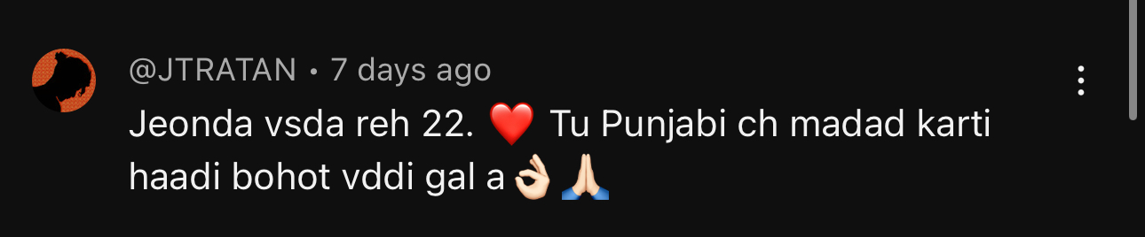 Real member testimonial screenshot